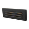 WAC Aluminum Surface Mounted Step Light 4W 3000K LED 9 in. Black Finish