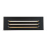 WAC Aluminum Surface Mounted Step Light 4W 3000K LED 9 in. Black Finish