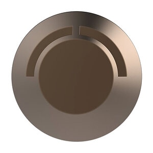 WAC Lighting Surface Indicator Single Direct Brass 2 in. LED 2700K