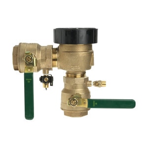 Watts 800M4 Anti-Siphon Pressure Vacuum Breaker w/ Ball Valves 2 in. Bronze w/ Freeze Sensing Capability (Requires Connection Kit)