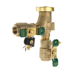 Watts LF800M4 Freeze Resistant Anti-Siphon Pressure Vacuum Breaker w/ Ball Valves 3/4 in. Lead Free Bronze w/ Freeze Sensing Capability (Requires Connection Kit)