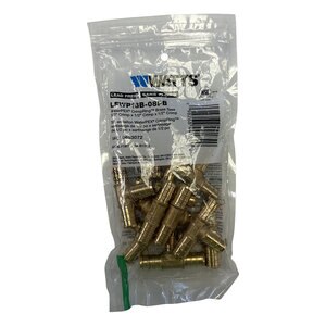 PEX CrimpRing Tee Brass 1/2 in. CF x 1/2 in. CF x 1/2 in. CF (Bag of 10)