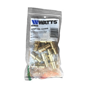 PEX CrimpRing Coupling Brass 3/4 in. CF x 1/2 in. CF (Bag of 10)