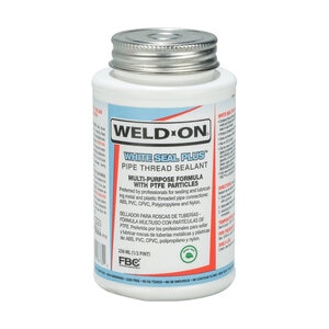 Weld-On 1/2 pt. White Seal Ex Hvy Duty Teflon Joint Comp