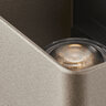In-lite Ace Up-Down Silver Wall Fixture 100-230v Warm White 8.5w