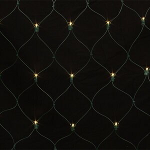 American Lighting Standard Grade 5mm LED Net Light 4 ft. x 6 ft. 70 LED Rectified 2700K Warm White