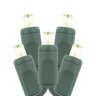 American Lighting 5MM LED Light Strand 50 Bulb.s 25 ft. Ultra Warm White Green Wire 6 in. Spacing