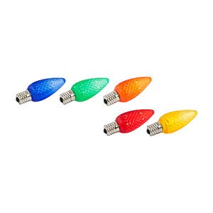 American Lighting Premium C9 LED Faceted Lens 0.5W Assorted