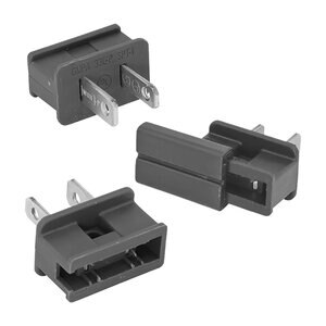 American Lighting Slide-on Make Plug SPT-2 Black