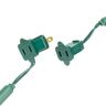 American Lighting Light Strand Standard Grade LED 5MM 120V 70 LEDs 4 in. Spacing Fused STK PLG Female Socket UL 22AWG 6.8W Green Green Wire