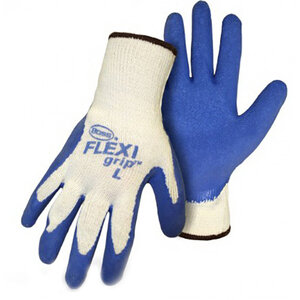 Flexi Grip Blue Latex Palm String Knit Glove - Medium
