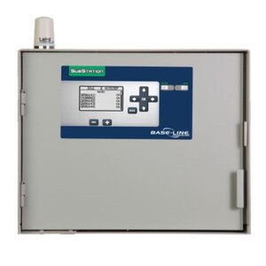 BaseLine Two-wire only SubStation in large 16-gauge powder-coated metal wall mount cabinet.