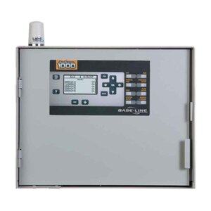 Baseline Controller w/ 48 Station 5200R-Series Powered biCoder in 16 Gauge Powder Coated Metal Wall Mount Cabinet Supports 100 Zones Fully Compatible with BaseManager