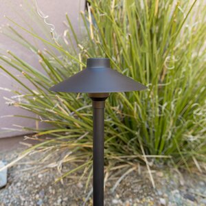 Brilliance Metal Works Eco Path Light Blackened Brass 3W LED 240 Lumens 2700K