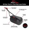 Push Lawn Roller Poly 18 in. x 24 in.