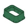 Oldcastle Carson Spec 6 in. H x 19 in. L x14 in. W Ext Box Green