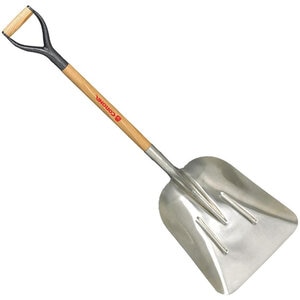 Corona #10 Aluminum Scoop Shovel - D Handle 12 Gauge
