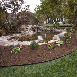 Dimex EdgePro Professional Poly Landscape Edging (NO Stakes) Black 5-1/2 in. x 20 ft.