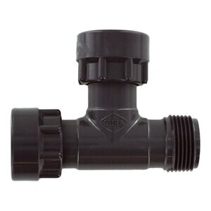 Dura 1 in. x 1 in. x 1 in. Tee Swivel X MIPT X Swivel Dura