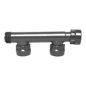 Dura 1 in. x 1 in. x 1 in. MULTI-PORT 2 Outlet SWIVEL X MIPT X SWIVEL