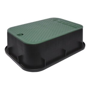 Dura 15 X 21 X 6 BLK BOX-GRN LID DURA