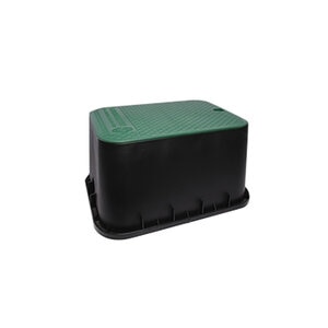 Dura 15 in. x 21 in. x 12 in. RCT BOX w/LID GRN/GRN DURA
