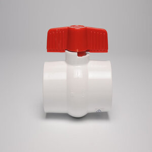Dura T1-010W 1 PVC WHITE COMPACT BALL VALVE THREAD