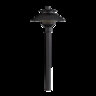 FX PL Path Light Flat Black 12 in. Riser 20W LED 20W