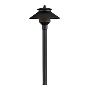 FX PL Path Light 18 in. Riser Flat Black 20W LED