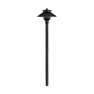 FX PL Path Light Flat Black No Lamp 18 in. Riser