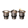 FX Luminaire Black Finish CN51, PRO 4VA, K27, FL, RG,FB MR16 IN-GRADE, RING