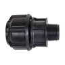 2 HDPE Compression Male Adapter Harco