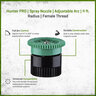 Hunter 4 ft. Adjustable Arc Nozzle 0 Degree - 360 Degree