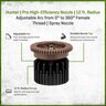 Hunter Pro High-Efficiency Nozzle 12 ft. Radius Adjustable Arc from 0 Degree to 360 Degree Female Thread