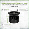 Hunter Pro High-Efficiency Nozzle 15 ft. Radius Adjustable Arc from 0 Degree to 360 Degree Female Thread