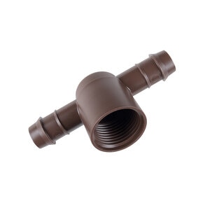 Hunter 3/4 in. Fem Thrd X 17Mm Barb Tee