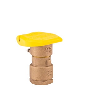 Hunter 1 in. Brass Single Lug Quick Coupler w/Rubber Cover