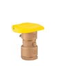 Hunter 1 in. Brass Single Lug Quick Coupler w/Rubber Cover