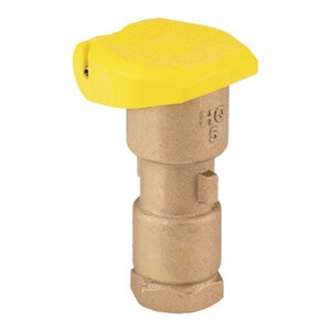 Hunter 1 in. Qcv 2 Slot 1 pc. Yellow Lid