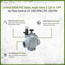 Irritrol 200B PVC Globe/Angle Valve 1-1/2 in. FIPT w/- Flow Control