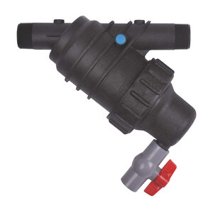 Jain 4EH-2P-50 Plastic Filter 2 in. MPT w/ MPT Flush & Ball Valve 50 Mesh