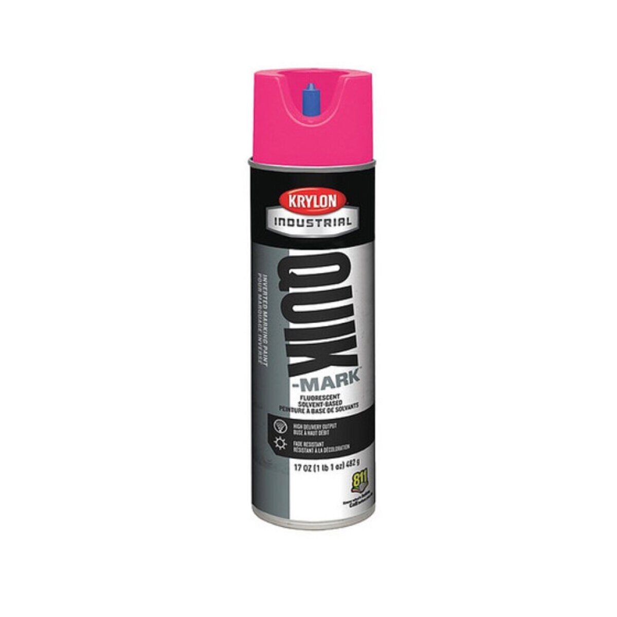 Krylon Industrial Quik-Mark SolventBased Fluorescent Hot Pink 20 oz ...