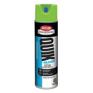 Krylon Green Flourescent Paint Water Based Inverted 20oz