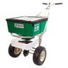 LESCO 80 lb. Ice Melt Spreader, High Output, Yellow Hopper, Agitation