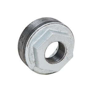 2 in. x 1 in. gal.vanzied Red Bushing