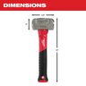 Milwaukee 3 lb. Multi-Faced Drilling Hammer