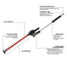 Milwaukee M18 Fuel QUIK-LOK Articulating Hedge Trimmer Attachment