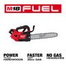 Milwaukee M18 Fuel Battery 14 in. Top Handle Chainsaw 2 Battery Kit