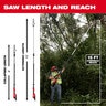 Milwaukee M18 Fuel Telescoping Pole Saw Kit