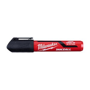 Milwaukee (12) Inkzall Large CHSL Tip Black Marker